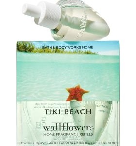 Wallflowers 2-pack Refills TIKI BEACH Fragrance Bulbs (1.6 Fl Oz. Total)