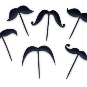 Fred and Friends LIP SERVICE Mustache Toothpicks
