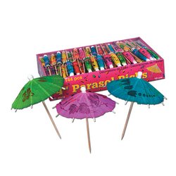 Beistle 60116 144-Pack Boxed Party Parasol Picks, 4-Inch