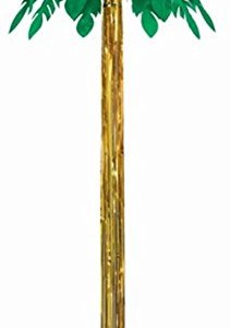 Metallic Palm Tree Party Accessory (1 count) (1/Pkg)