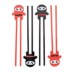 Plastic Ninja Chopsticks - 12 pcs