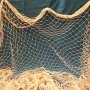 6 X 8 Fishing Net, Fish Netting, Floats, Starfish, Rope, Nautical Decor, Fish Net