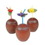 Fun Express Bulk Coconut Cups Plastic (1 Dozen)