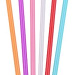 Tiki Tumblers Reusable Drinking Straws 6 Piece - Fits Tervis, Signature & Other Tumbler Brands Straws