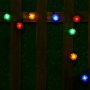 Solar Outdoor String Lights, easyDecor Chuzzle Ball 50 LED 8 Modes 23ft Multi-Color Decorative Christmas Fairy Globe Light Strings for Party, Indoor Decor, Wedding Decorations, Patio, Garden, Holiday