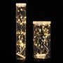 Innotree Fairy Lights, 3 Sets 20 LED Bulbs Starry String Lights Battery Operated for Bedroom Indoor Party Wedding 8 Ft Copper Wire Warm White