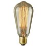 Brightech - Ambience Pro Vintage Edition - Outdoor Weatherproof Commercial-Grade String Lights - WeatherTite Technology - 15 Edison Bulbs Included - 40 Watts - 48-Foot Strand - Black