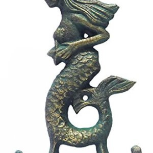 Iron Verdigris Mermaid Hook
