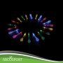 Solar LED Water Drop String Lights - 20ft, 30 LED Bulbs - Nicest Multi-color Waterproof Fairy Lights for Home & Garden, Christmas Tree, Window, Fence, Party & Holiday Decorations - Easy Installation!