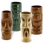 Tiki Island Mugs Set of 4