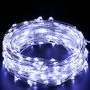 Extra Long 20foot 120led Starry String Lights Pure White on a Flexible Copper Wire, 52foot Starry Lights for Indoor, Outdoor, Decorative , Patio, Wedding, Garden, Room