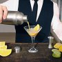 Professional Cocktail Shaker Set w/ a Double Jigger & 2 Liquor Pourers by Barvivo - 24oz Martini Mixer Made of Brushed Stainless Steel Perfect for Mixing Margarita, Manhattan & Other Drinks at Home.