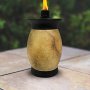 TIKI Brand 64-inch Resin Jar Torch 4-in-1 Travertine Color
