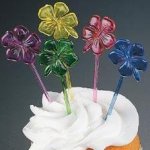 72 Hibiscus Flower Food Cocktail Cupcake Picks for Luau Parties