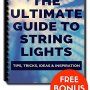 50 Ft White Globe String Lights: 60 G40 Bulbs (10 Extra), Indoor/Outdoor, Waterproof, Connectable, for Backyards, Decks, Patios, Parties, Weddings and More, Warm White Light, Bonus eBook