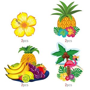BESTOMZ Hawaiian Decorations Hanging Swirls for Luau Party Favor- 30 Pack