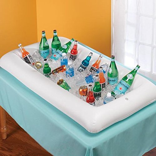 inflatable table ice cooler