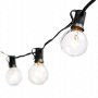 Deneve Globe String Lights with G40 Bulbs (25ft.) - Connectable Outdoor Garden Party Patio Bistro Market Cafe Hanging Umbrella Lamp Backyard Lights 100% Guarantee on Light String (Black)